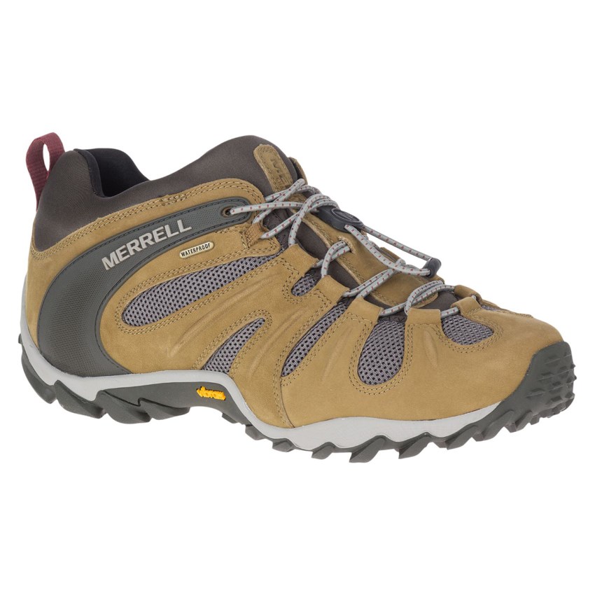 Chaussures Randonnée Merrell Chameleon 8 Stretch Waterproof Marron Clair Homme | H.C.VJOJ